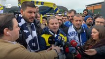 Fenerbahçe taraftarlarından Riva'da eylem