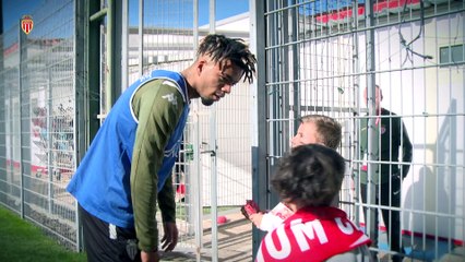 L'AS Monacoeur au centre d'entraînement de la Turbie.