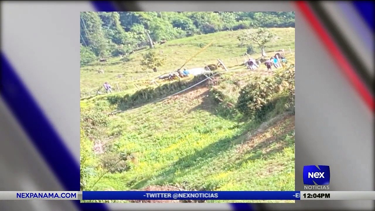 Accidente aéreo en Chiriquí  - Nex Noticias