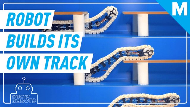 This reconfigurable robot builds its own track — Strictly Robots