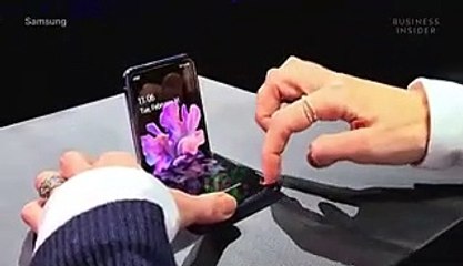 Watch Samsung unveil its foldable flip phone — the Galaxy Z