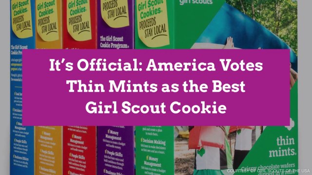 It’s Official: America Votes Thin Mints as the Best Girl Scout Cookie