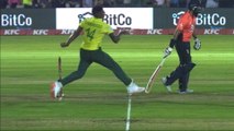 Was Eoin Morgan's wicket a no-ball?