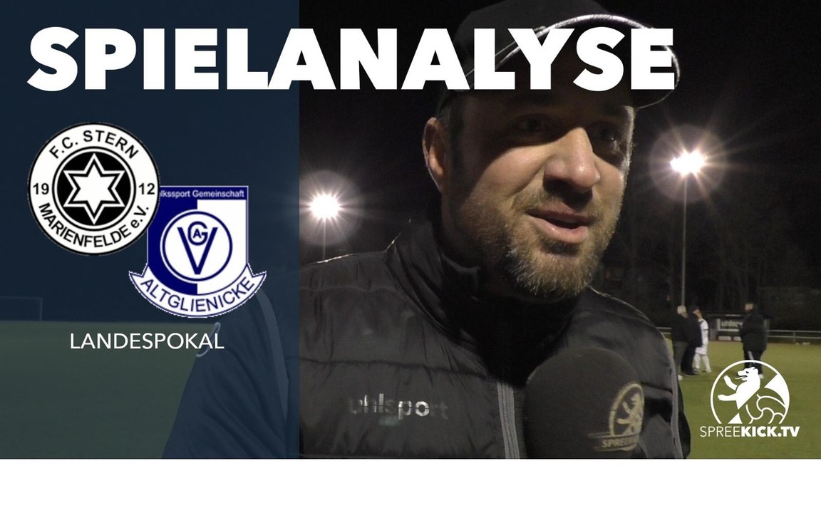 Die Spielanalyse | FC Stern Marienfelde - VSG Altglienicke (Viertelfinale, Pokal)
