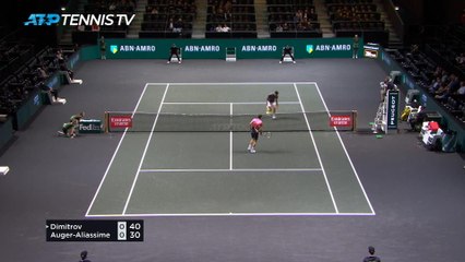 Auger-Aliassime topples Dimitrov to reach quarters