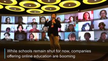 China virus fears trigger boom in online classes
