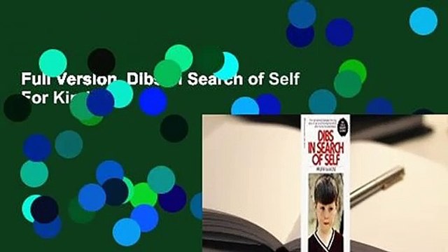 Full Version Dibs in Search of Self For Kindle