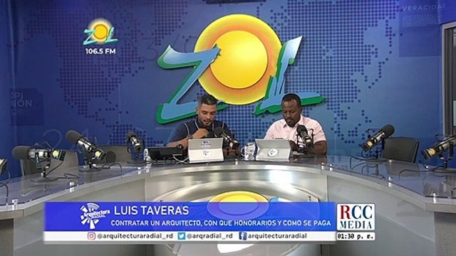Luis Taveras, Contratar un arquitecto, con que honorario y como se paga – Arquitectura Radial