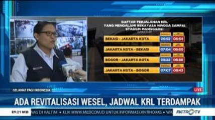 Ada Revitalisasi Wesel, Sejumlah Jadwal KRL Terdampak (2)
