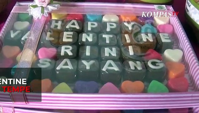 Cokelat Valentine dengan Isian Tempe