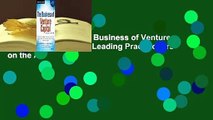 About For Books  The Business of Venture Capital: Insights from Leading Practitioners on the Art