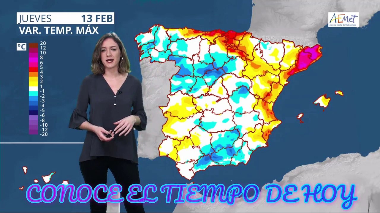 Conoce El Tiempo de Hoy Jueves 13 de Febrero de 2020