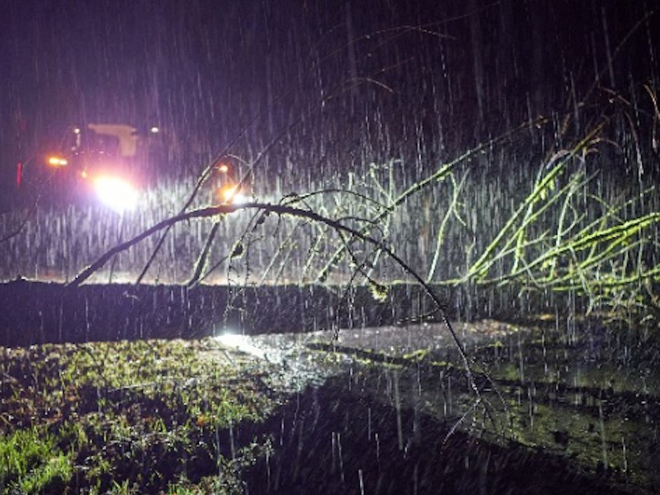 Kran stürzt auf Dom: So wütet 'Sabine' in Deutschland