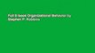 Full E-book Organizational Behavior by Stephen P. Robbins