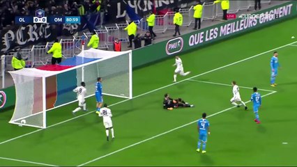 La passe magnifique de Bertrand Traoré pour le but victorieux Houssem Aouar contre Marseille