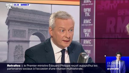 Selon Bruno Le Maire, le coronavirus aura un impact économique de "0,1 point de croissance en moins pour la France"