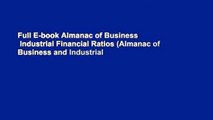 Full E-book Almanac of Business   Industrial Financial Ratios (Almanac of Business and Industrial