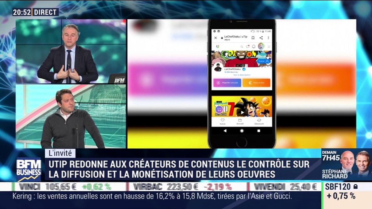 Adrien Mennillo (uTip): uTip redonne aux créateurs de contenus le contrôle sur la diffusion et la monétisation de leurs œuvres - 12/02