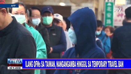OFWs sa Taiwan, maayos ang kalagayan sa kabila ng banta ng COVID-19