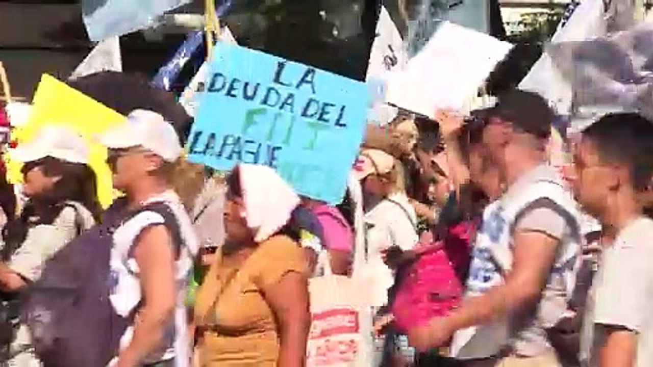 Argentine: manifestations anti-FMI pour rééchelonner la dette
