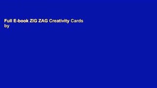 Full E-book ZIG ZAG Creativity Cards by