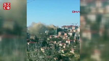 Üsküdar’da korkutan yangın