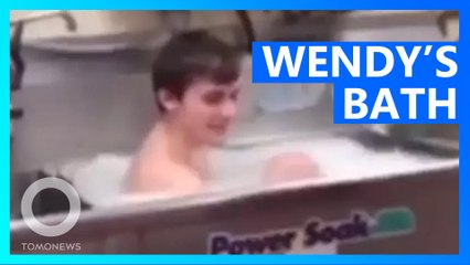 Wendy's worker fired for taking bath in kitchen sink