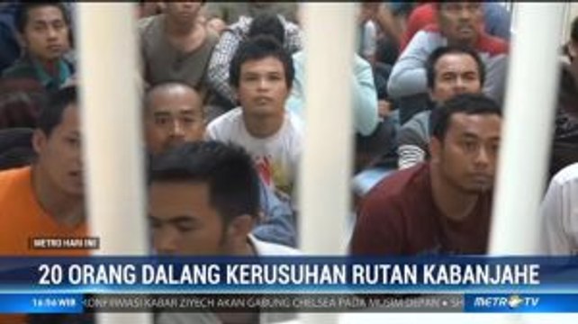 20 Warga Binaan Ditetapkan Jadi Dalang Rusuh Rutan Kabanjahe