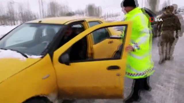 Jandarma ekipleri emniyet kemeri denetimi yaptı