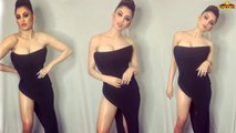 GORGEOUS Urvashi Rautela FLAUNTS Her thigh-slit dress| BollywoodUpdate | BiscootTv
