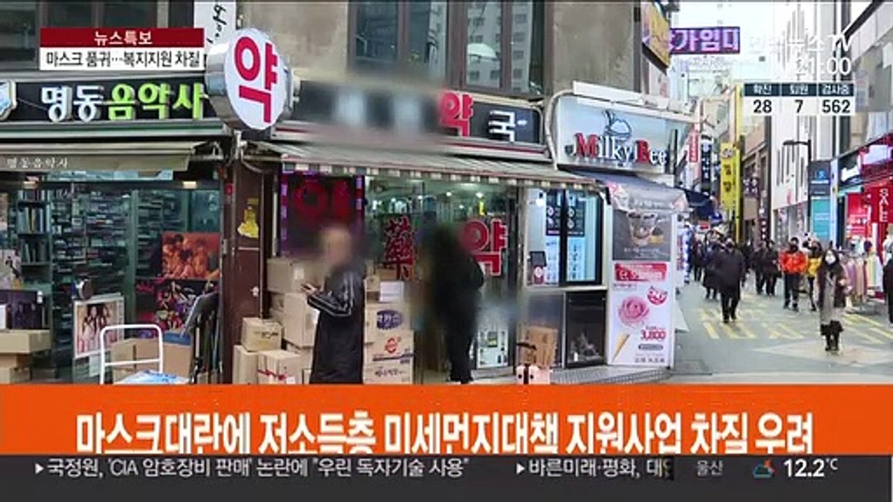 마스크대란에 저소득층 미세먼지대책 지원사업 차질 우려