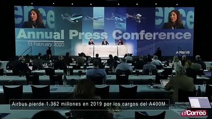 Airbus pierde 1.362 millones en 2019 por los cargos del A400M