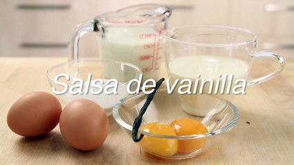 Receta de salsa de vainilla