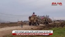 Suriye'de ABD ve Rusya bayrakları aynı karede