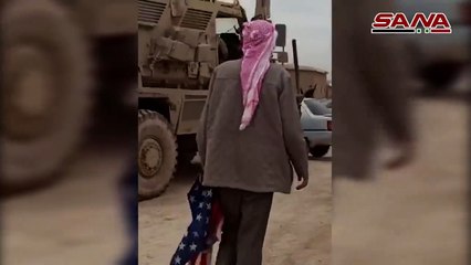 suriye'de abd güçlerine tepki