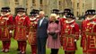 Prince Charles and Camilla visit the Tower of London