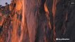 Lack of rain and snow stops famous "firefall"