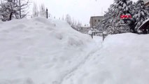 Bitlis'te kar kalınlığı 2,5 metreyi buldu; 257 köy yolu ulaşıma kapalı