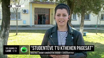 Download Video: “Studentëve tu kthehen pagesat”/ Ministria e Arsimit kundërshton vendimet e universiteteve