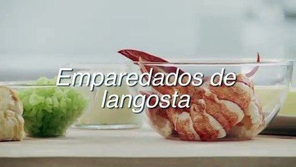 Receta de emparedados de langosta
