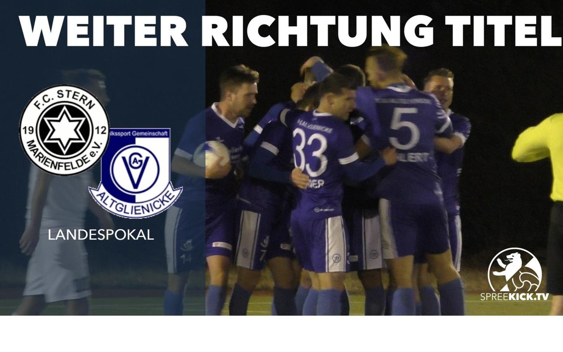 Siebtligist bringt Favoriten an den Rand der Niederlage | FC Stern Marienfelde - VSG Altglienicke (Viertelfinale, Pokal)