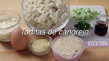 Receta de tortitas de cangrejo