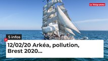 Arkéa, pollution et Brest 2020 ... 5 infos du 12 février