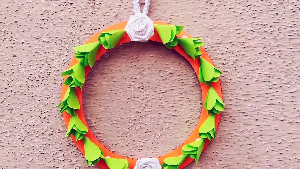 Beautiful Paper flower wall hanging