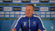 La conférence de presse de Jean-Marc Furlan avant AJA-Chambly