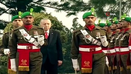 - Cumhurbaşkanı Erdoğan, resmi törenle karşılandı