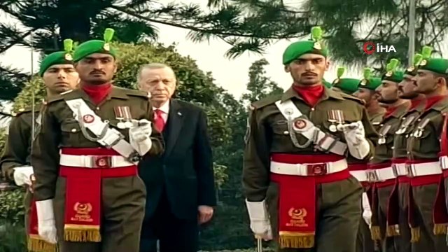 - Cumhurbaşkanı Erdoğan, resmi törenle karşılandı