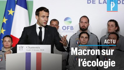 Ecologie :  Emmanuel Macron se dit prêt pour "le combat du siècle"