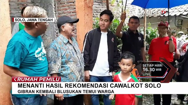 Gibran dan Purnomo Blusukan sembari Menunggu Hasil Rekomendasi PDI-P