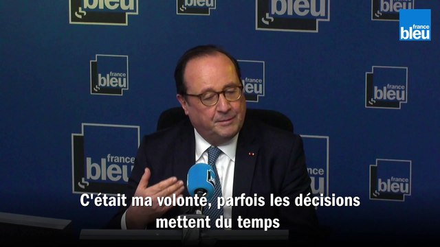 François Hollande se réjouit de la baisse du chômage : Parfois les décisions mettent du temps avant de produire leurs effets